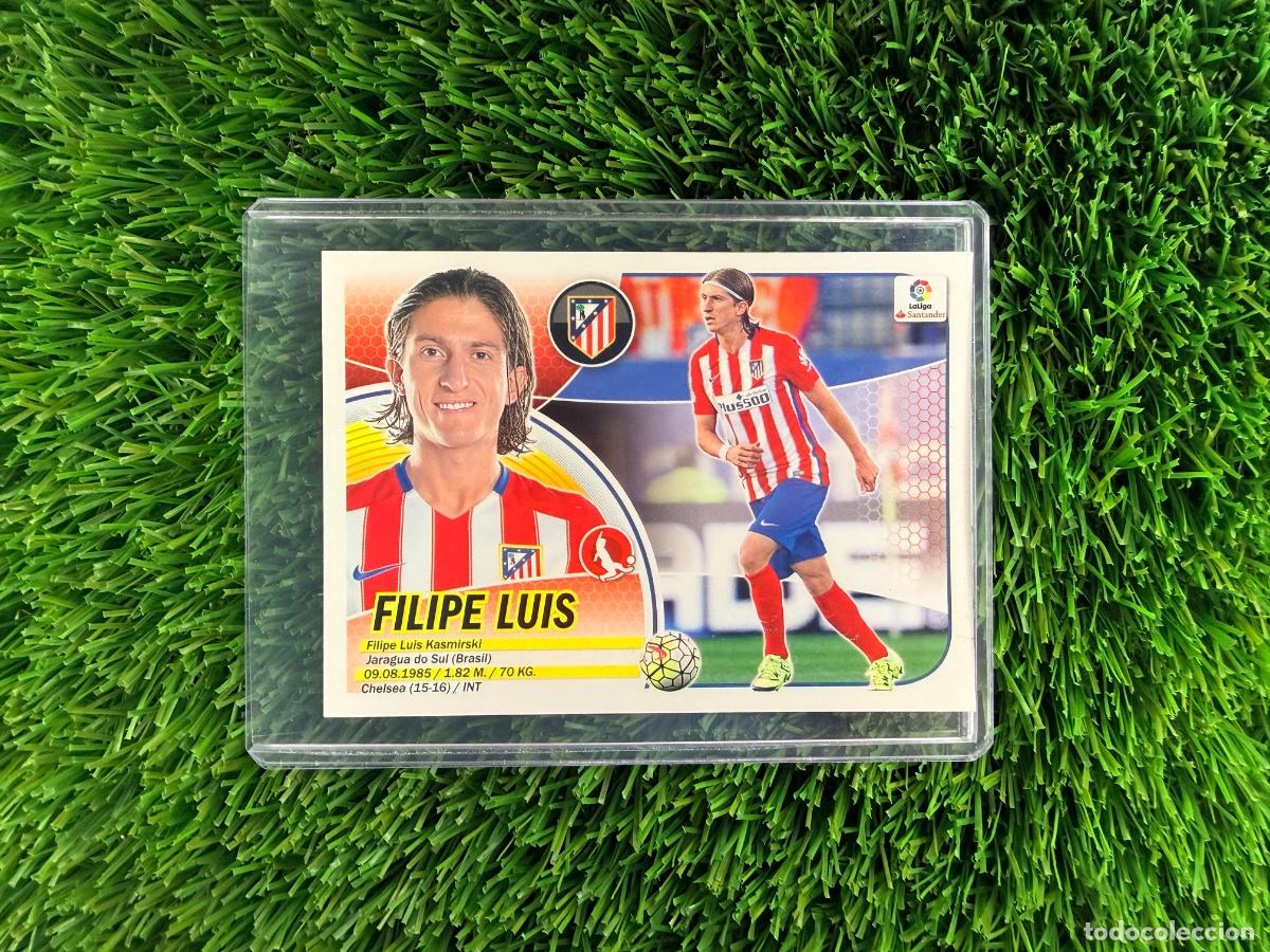 Cromos de f&uacute;tbol: N&ordm; 7 Filipe Luis Atl&eacute;tico de Madrid Liga Este 16 17