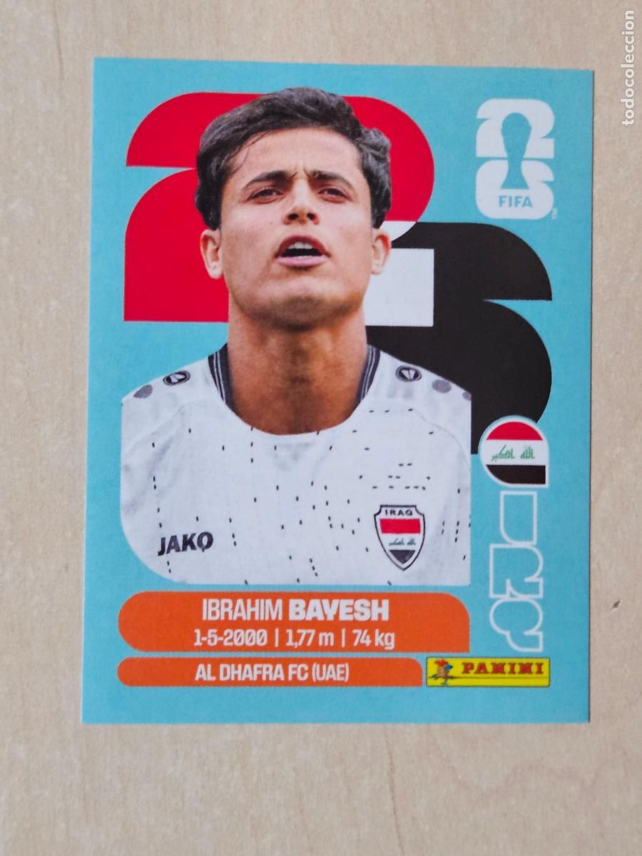 Cromos de f&uacute;tbol: CROMO IRQ11 IRQ 11 BAVESH IRAK - MUNDIAL FIFA WORLD CUP 2026 STICKER PANINI SIN PEGAR