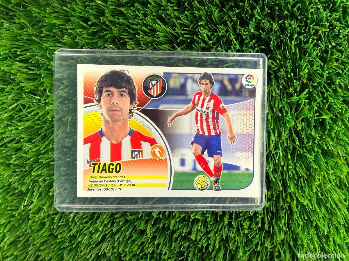Cromos de f&uacute;tbol: N&ordm; 9A Tiago Atl&eacute;tico de Madrid Liga Este 16 17