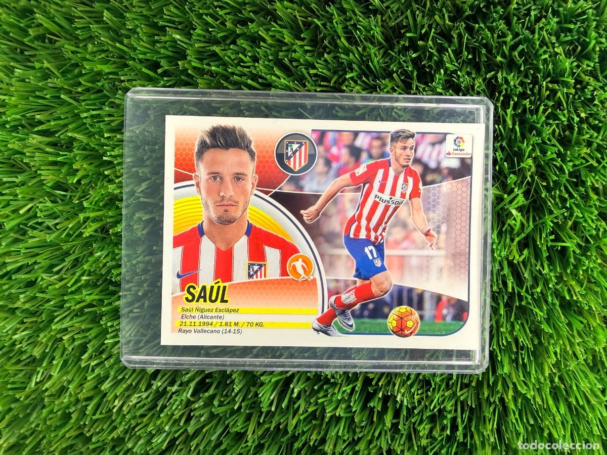 Cromos de f&uacute;tbol: N&ordm; 11 Sa&uacute;l Atl&eacute;tico de Madrid Liga Este 16 17