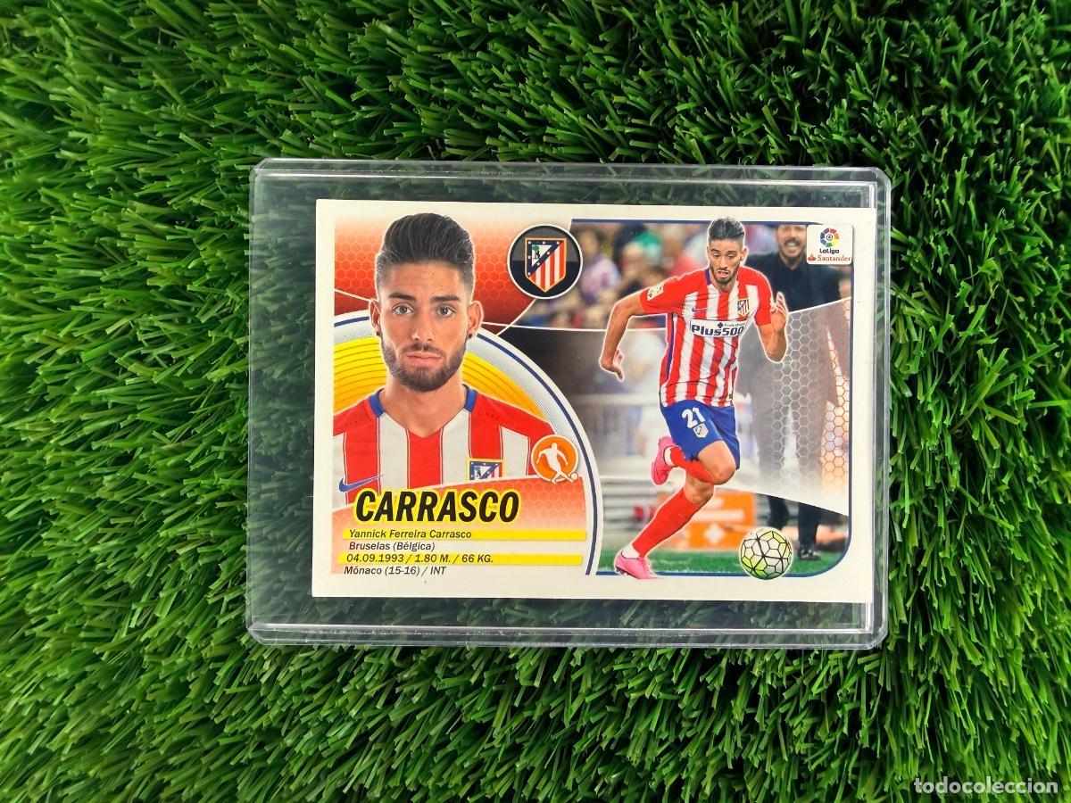 Cromos de f&uacute;tbol: N&ordm; 13 Carrasco Atl&eacute;tico de Madrid Liga Este 16 17