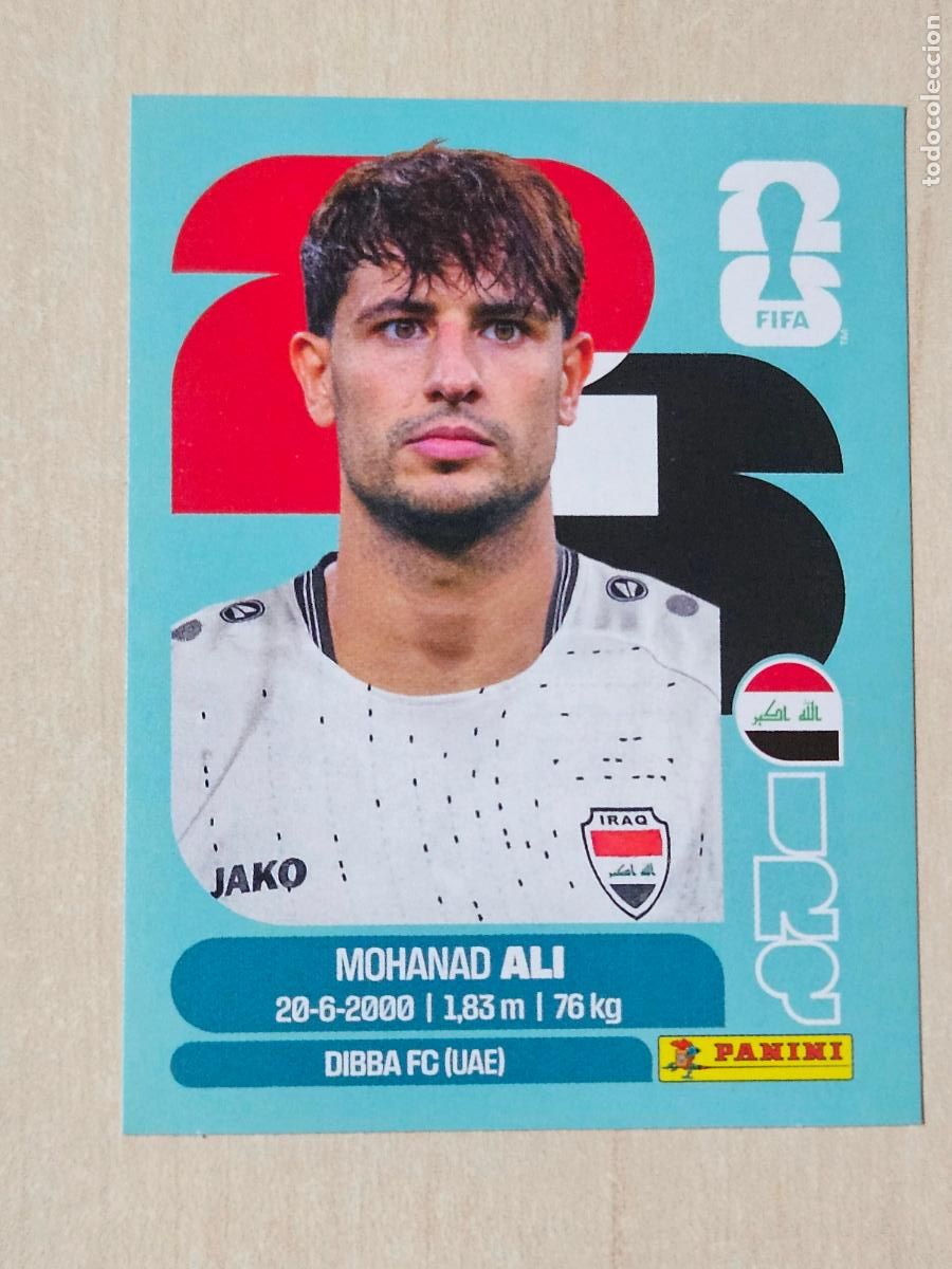 Cromos de f&uacute;tbol: CROMO IRQ20 IRQ 20 MOHANAD ALI IRAK - MUNDIAL FIFA WORLD CUP 2026 STICKER PANINI SIN PEGAR