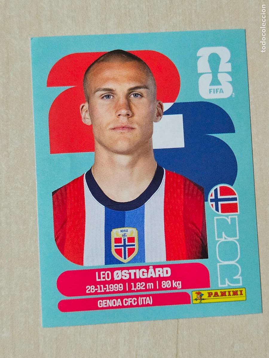 Football Stickers: CROMO NOR4 NOR 4 LEO OSTIGARD NORUEGA - MUNDIAL FIFA WORLD CUP 2026 STICKER PANINI SIN PEGAR