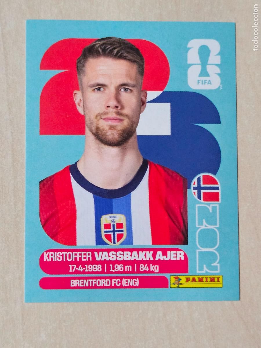 Football Stickers: CROMO NOR5 NOR 5 VASSBAKK AJER NORUEGA - MUNDIAL FIFA WORLD CUP 2026 STICKER PANINI SIN PEGAR
