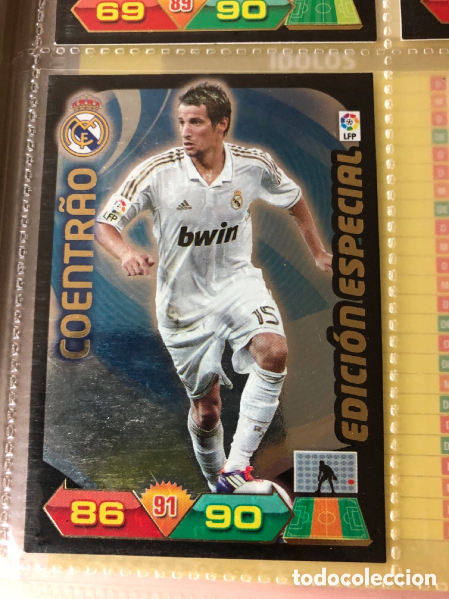Football Stickers: COENTRAO EDICI&Oacute;N ESPECIAL ADRENALYN 2011 2012 11 12