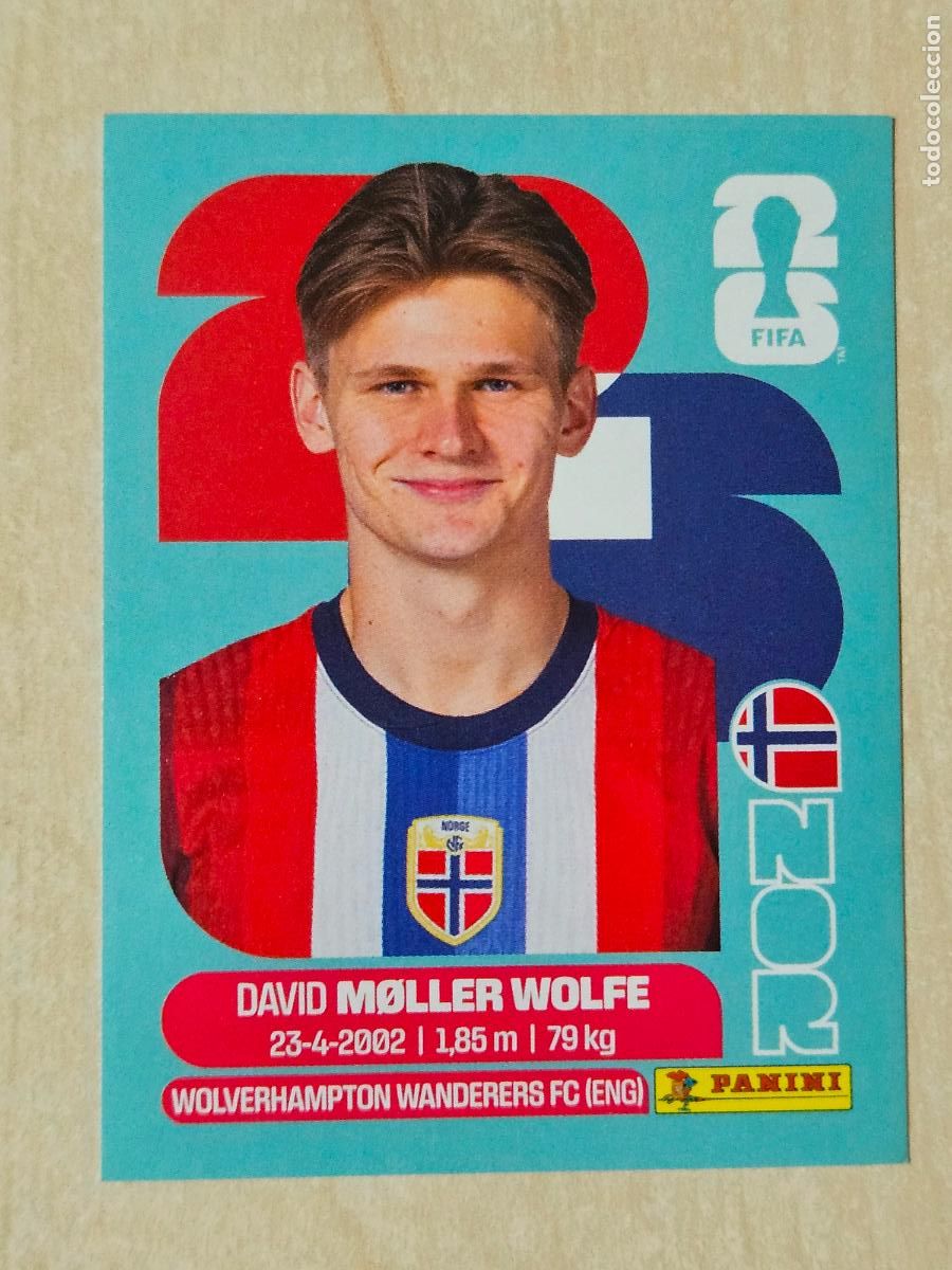 Figurine di Calcio: CROMO NOR7 NOR 7 MOLLEER WOLFE NORUEGA - MUNDIAL FIFA WORLD CUP 2026 STICKER PANINI SIN PEGAR