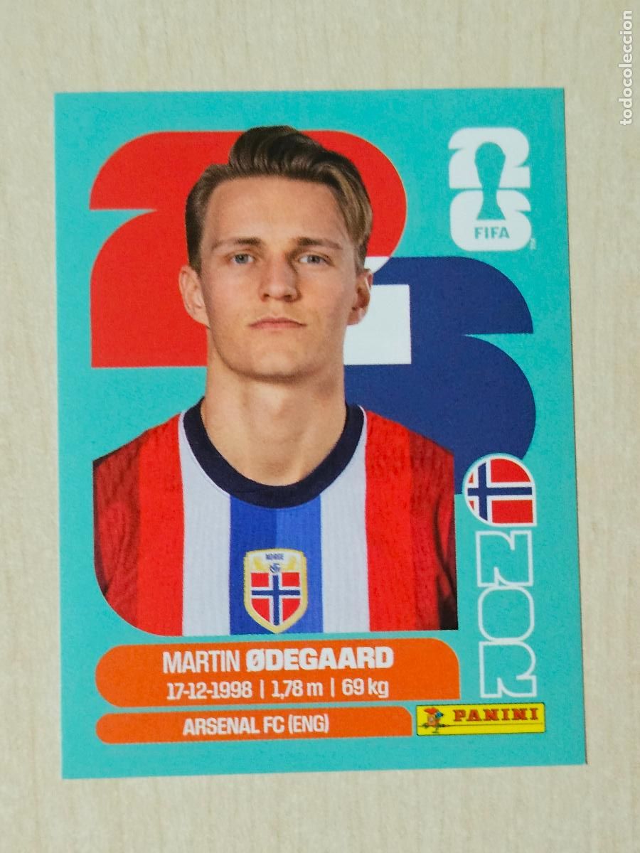 Cromos de f&uacute;tbol: CROMO NOR10 NOR 10 MARTIN ODEGAARD NORUEGA - MUNDIAL FIFA WORLD CUP 2026 STICKER PANINI SIN PEGAR