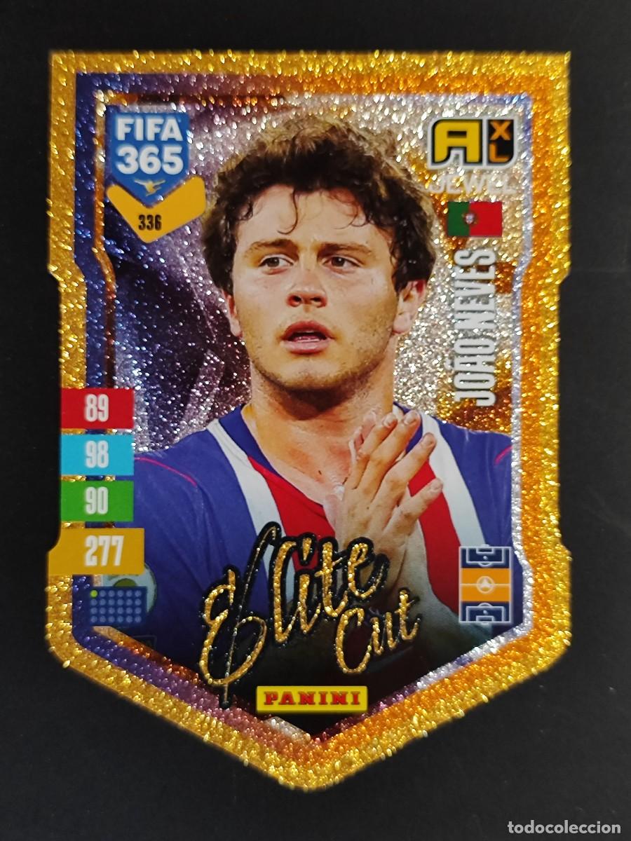 Figurine di Calcio: ADRENALYN XL FIFA 365 2027 CARD ELITE CUT JOAO NEVES PSG # 336 PANINI