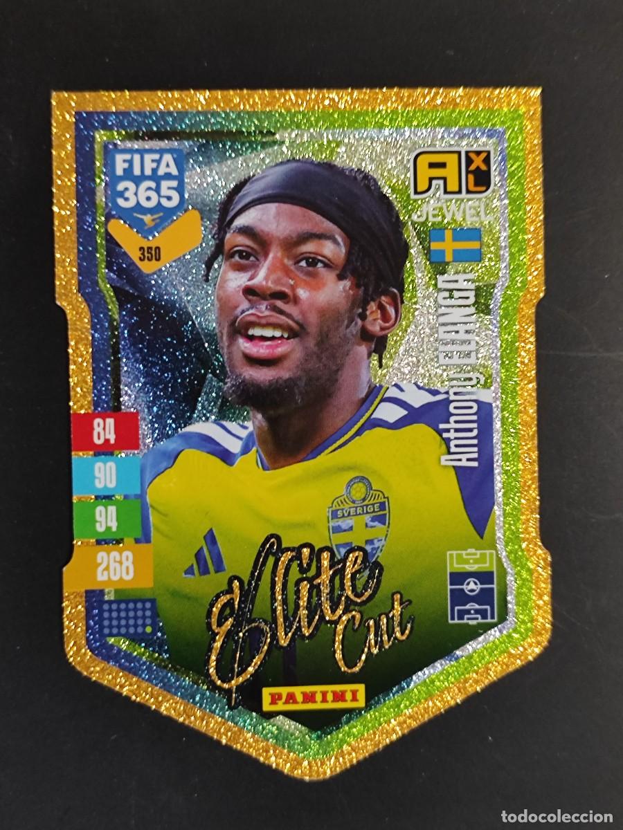 Figurine di Calcio: ADRENALYN XL FIFA 365 2027 CARD ELITE CUT ELANGA SUECIA # 350 PANINI