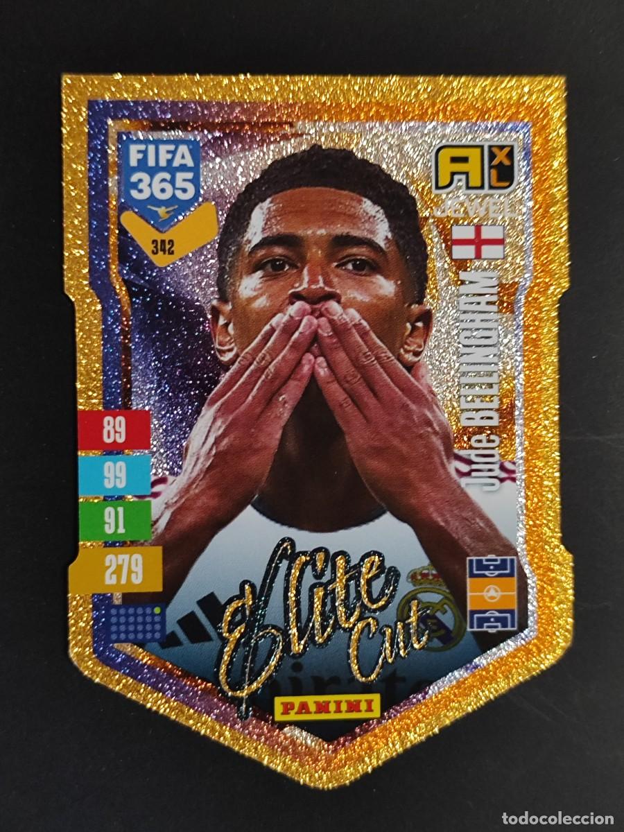 Cromos de f&uacute;tbol: ADRENALYN XL FIFA 365 2027 CARD ELITE CUT BELLINGHAM REAL MADRID # 342 PANINI