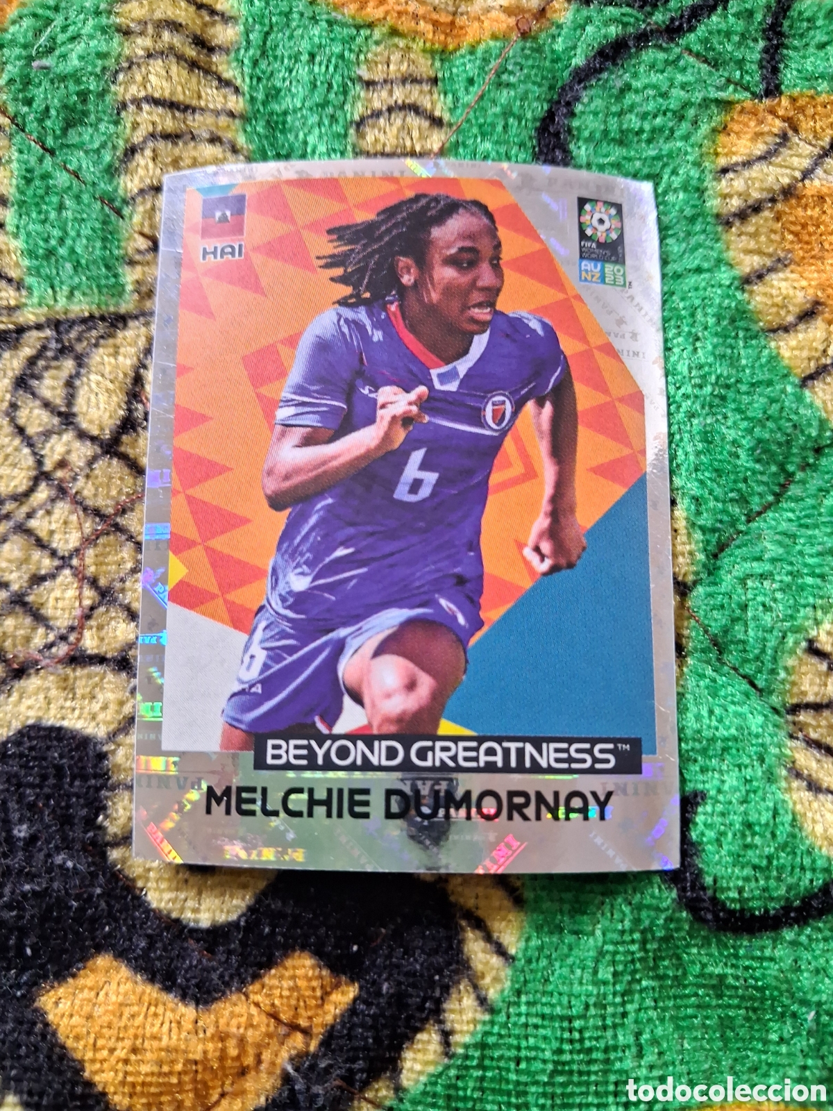Cromos de f&uacute;tbol: Cromo n&ordm; 289 - Melchie Dumornay (HAI) - Beyond Greatness [Panini 2023]