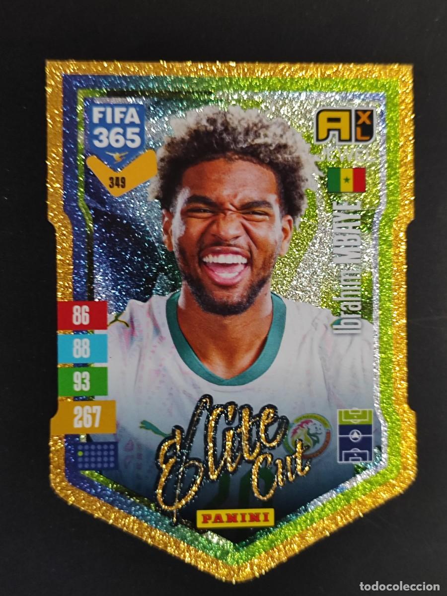 Cromos de f&uacute;tbol: ADRENALYN XL FIFA 365 2027 CARD ELITE CUT MBAYE SENEGAL # 349 PANINI