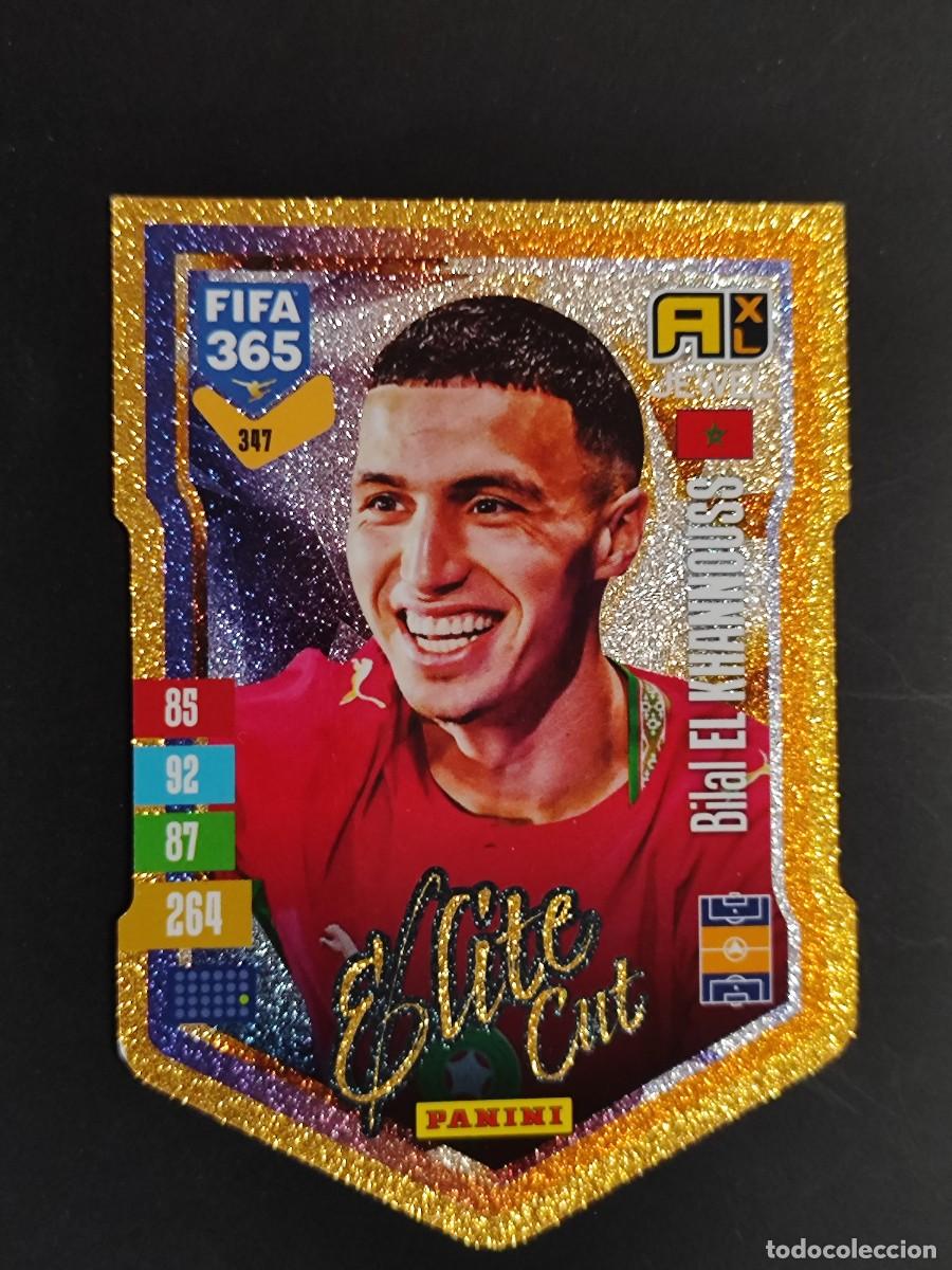 Cromos de f&uacute;tbol: ADRENALYN XL FIFA 365 2027 CARD ELITE CUT EL KHANNOUSS MARRUECOS # 347 PANINI