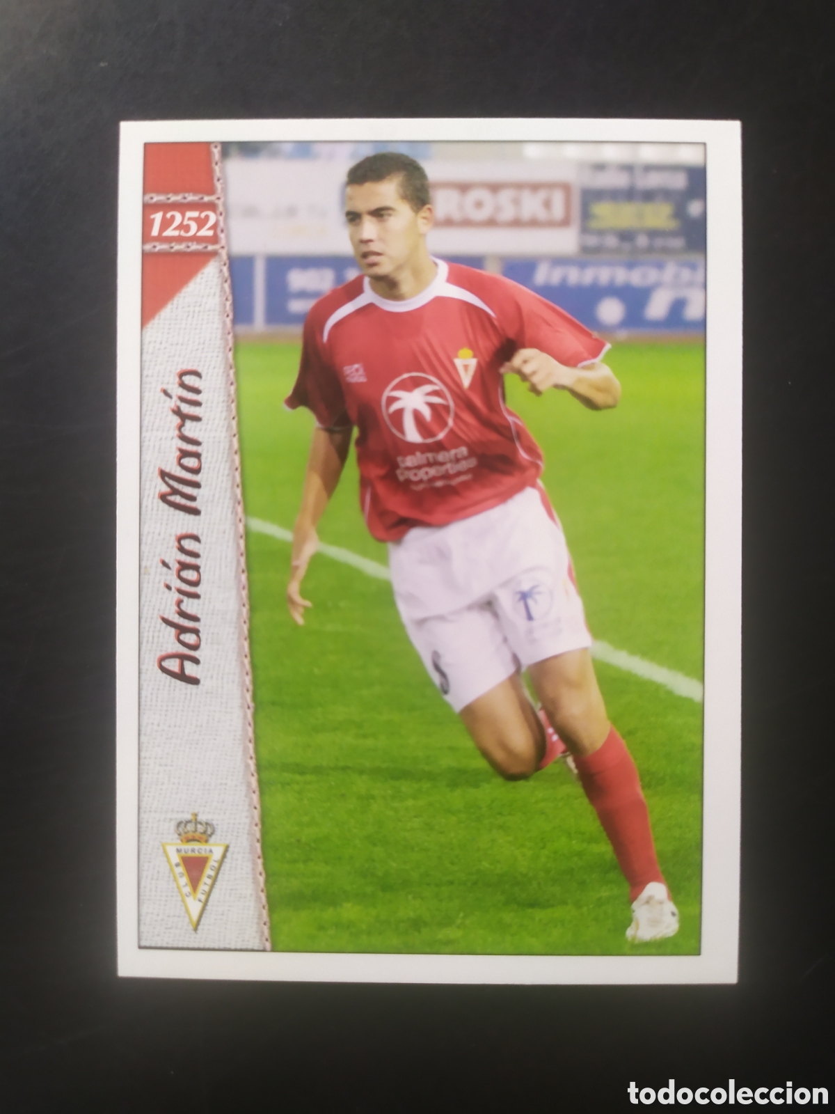 Cartes &agrave; collectionner de Football: Mundicromo fichas Liga 2006 2007 06 07 Adri&aacute;n Mart&iacute;n n&deg; 1252 Real Murcia