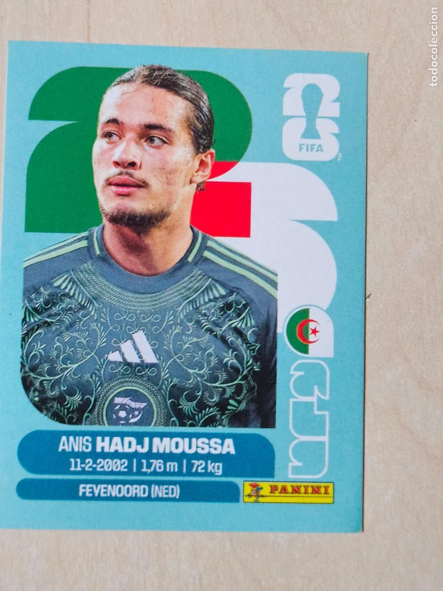 Cromos de f&uacute;tbol: CROMO ALG17 ALG 17 HADJ MOUSSA ALGERIA - MUNDIAL FIFA WORLD CUP 2026 STICKER PANINI SIN PEGAR