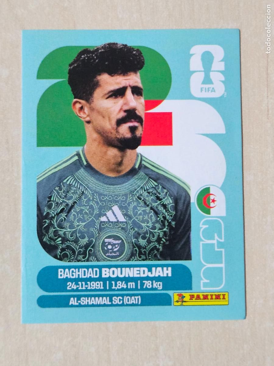 Cromos de f&uacute;tbol: CROMO ALG19 ALG 19 BOUNEDJAH ALGERIA - MUNDIAL FIFA WORLD CUP 2026 STICKER PANINI SIN PEGAR