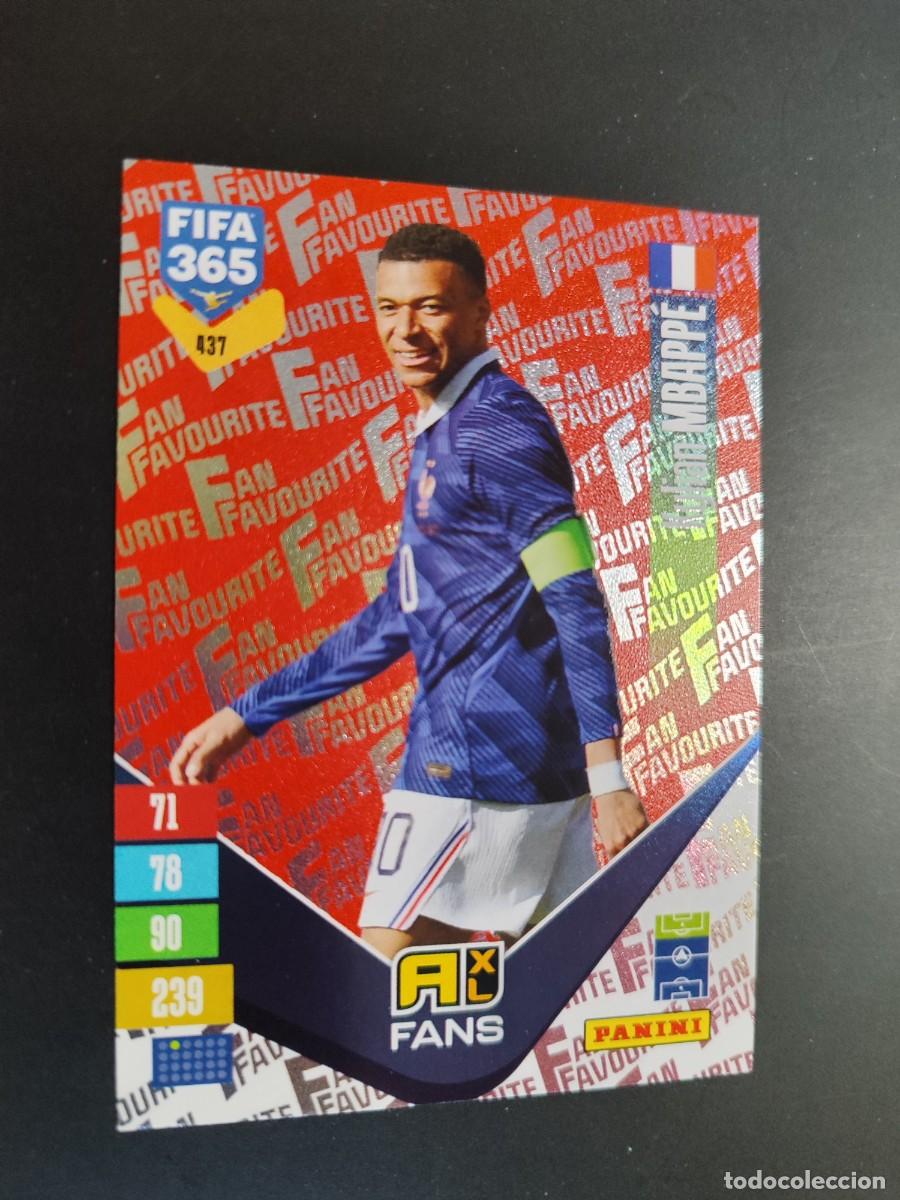 Figurine di Calcio: ADRENALYN XL FIFA 365 2027 CARD FANS PARALELA ROJO MBAPPE FRANCIA # 437 PANINI