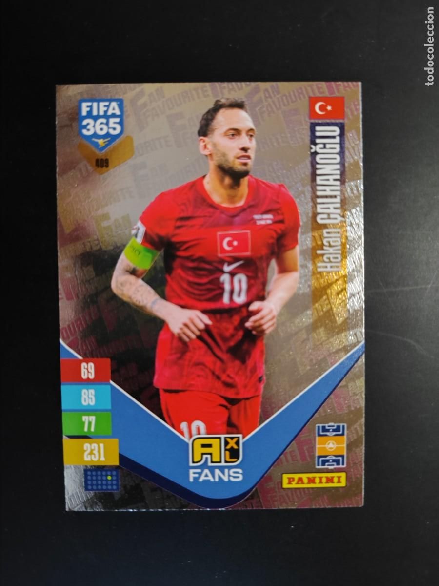 Figurine di Calcio: ADRENALYN XL FIFA 365 2027 CARD FANS &Ccedil;ALHANOGLU TURQUIA # 409 PANINI