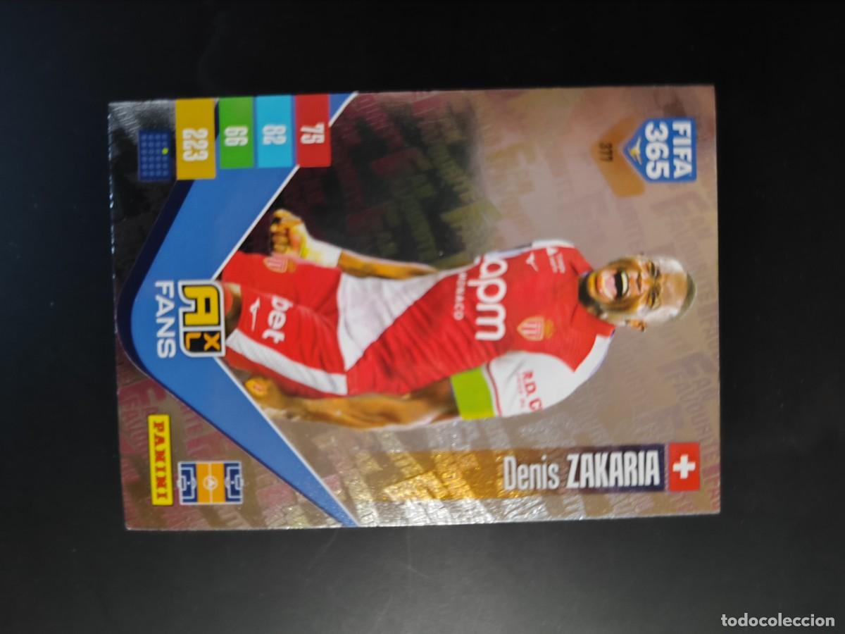 Cromos de f&uacute;tbol: ADRENALYN XL FIFA 365 2027 CARD FANS ZAKARIA MONACO # 377 PANINI