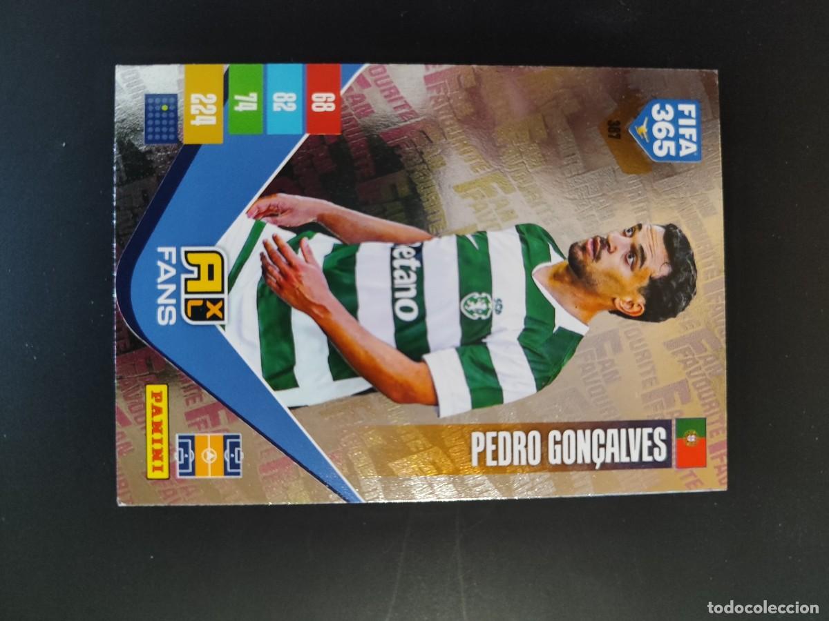 Cromos de f&uacute;tbol: ADRENALYN XL FIFA 365 2027 CARD FANS PEDRO GON&Ccedil;ALVES SPORTING DE PORTUGAL # 387 PANINI
