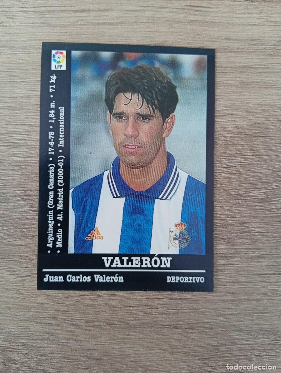 Cromos de f&uacute;tbol: VALERON COLOCA 10A DEPORTIVO PANINI LA LIGA 2000 2001 00 01 NUNCA PEGADO SIN PEGAR