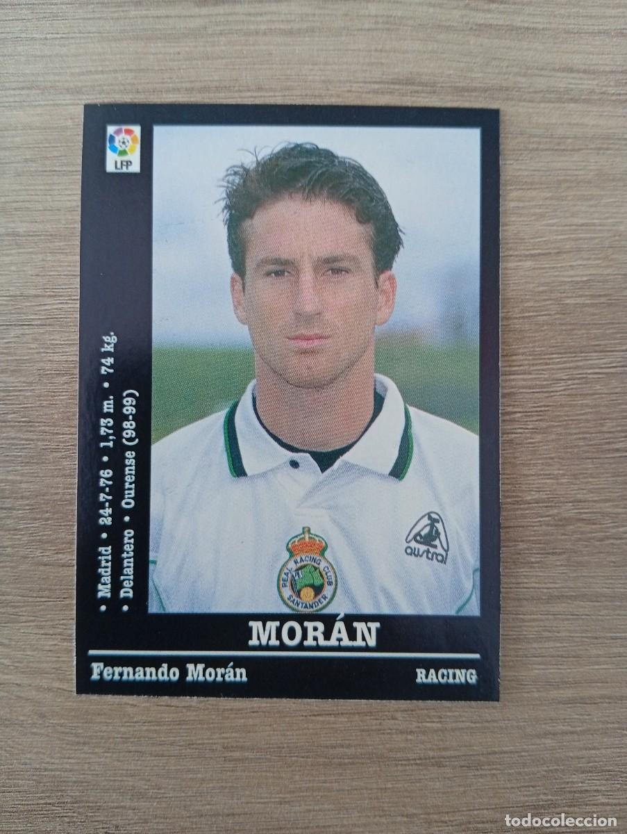 Cromos de f&uacute;tbol: MORAN COLOCA253A RACING SANTANDER PANINI LA LIGA 2000 2001 00 01 NUNCA PEGADO SIN PEGAR