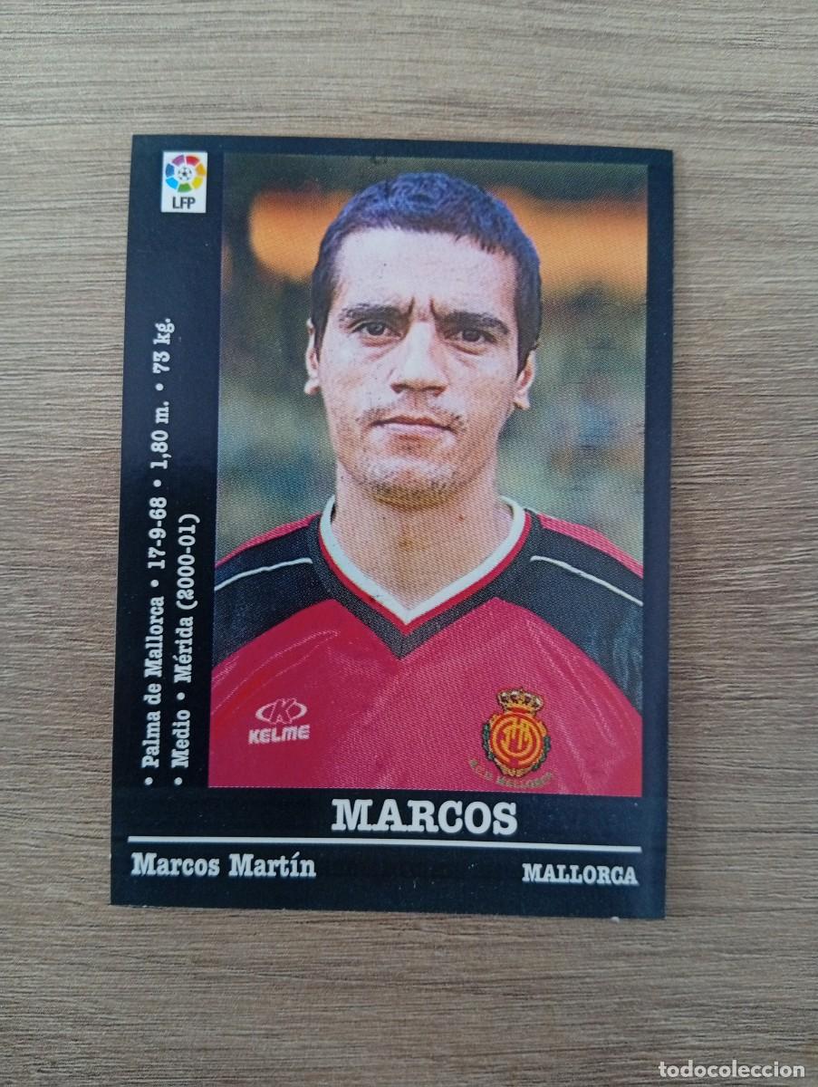 Cromos de f&uacute;tbol: MARCOS ULTIMO FICHAJE MALLORCA PANINI LA LIGA 2000 2001 00 01 NUNCA PEGADO SIN PEGAR
