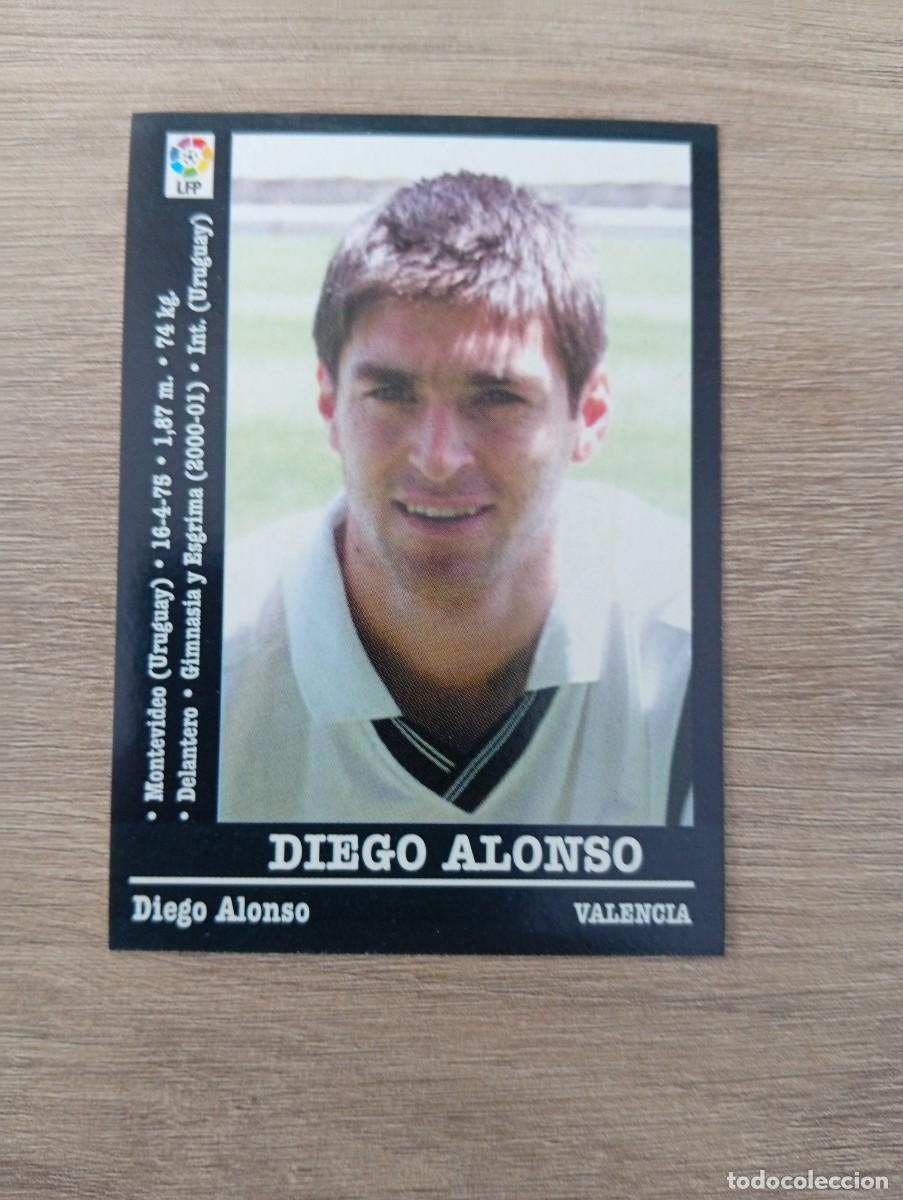 Cromos de f&uacute;tbol: DIEGO ALONSO ULTIMO FICHAJE VALENCIA PANINI LA LIGA 2000 2001 00 01 NUNCA PEGADO SIN PEGAR