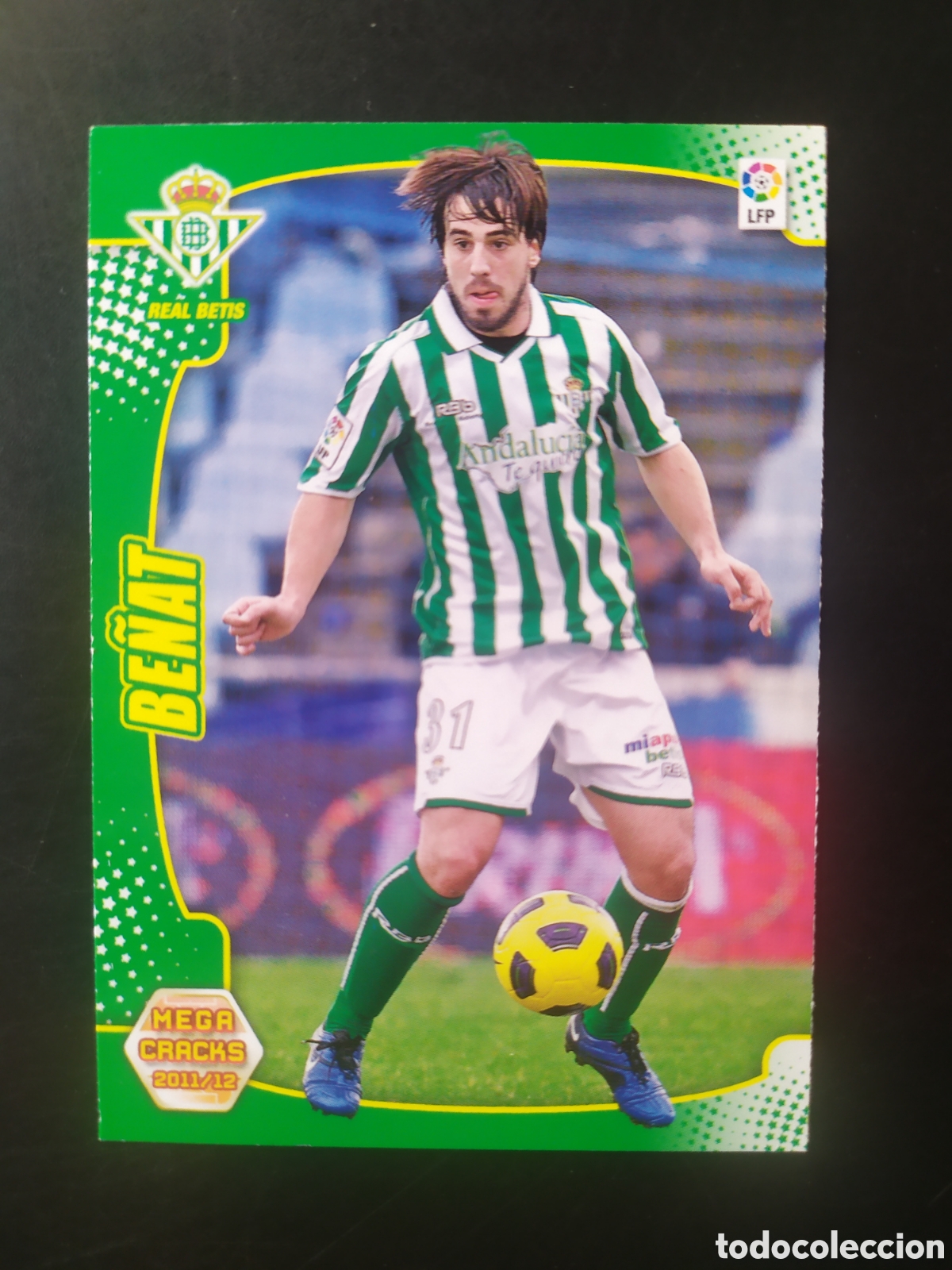 Fu&szlig;ball-Sticker: Megacracks 2011 2012 11 12 panini Be&ntilde;at n&ordm; 65 Real Betis