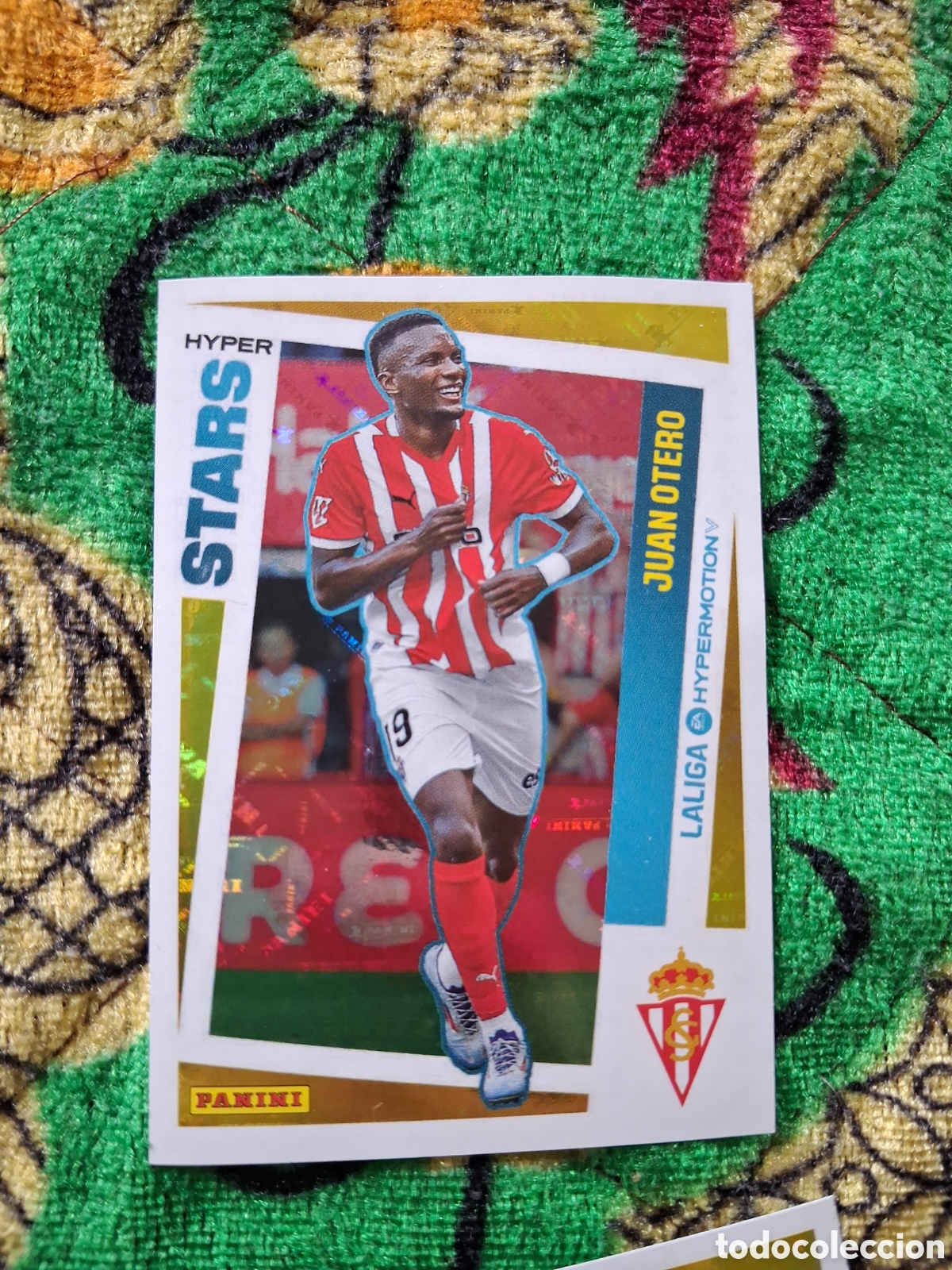 Cromos de f&uacute;tbol: 438 JUAN OTERO SPORTING DE GIJON HYPER STARS CROMOS ALBUM LA LIGA HYPERMOTION 2024 2025 24 25 PANINI