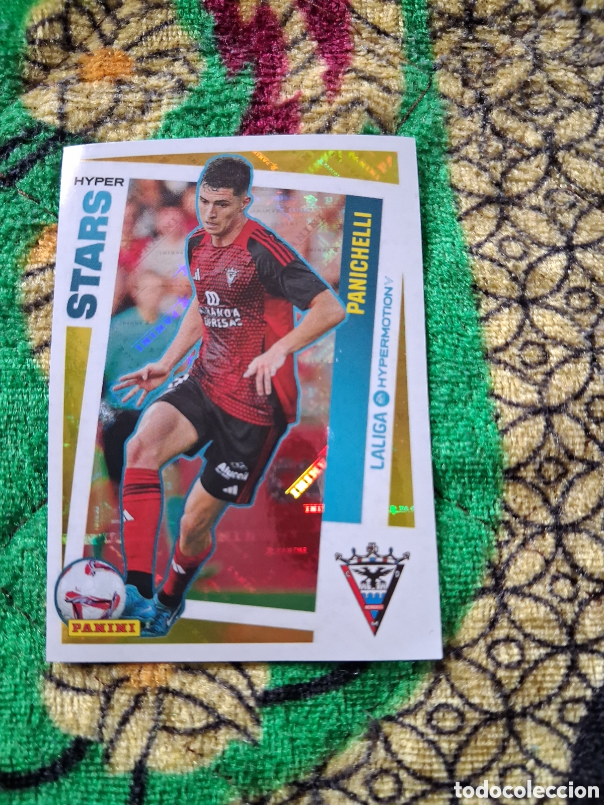 Cromos de f&uacute;tbol: Panichelli n&deg;457 HYPER STARS Laliga Hypermotion 24/25 Mirand&eacute;s