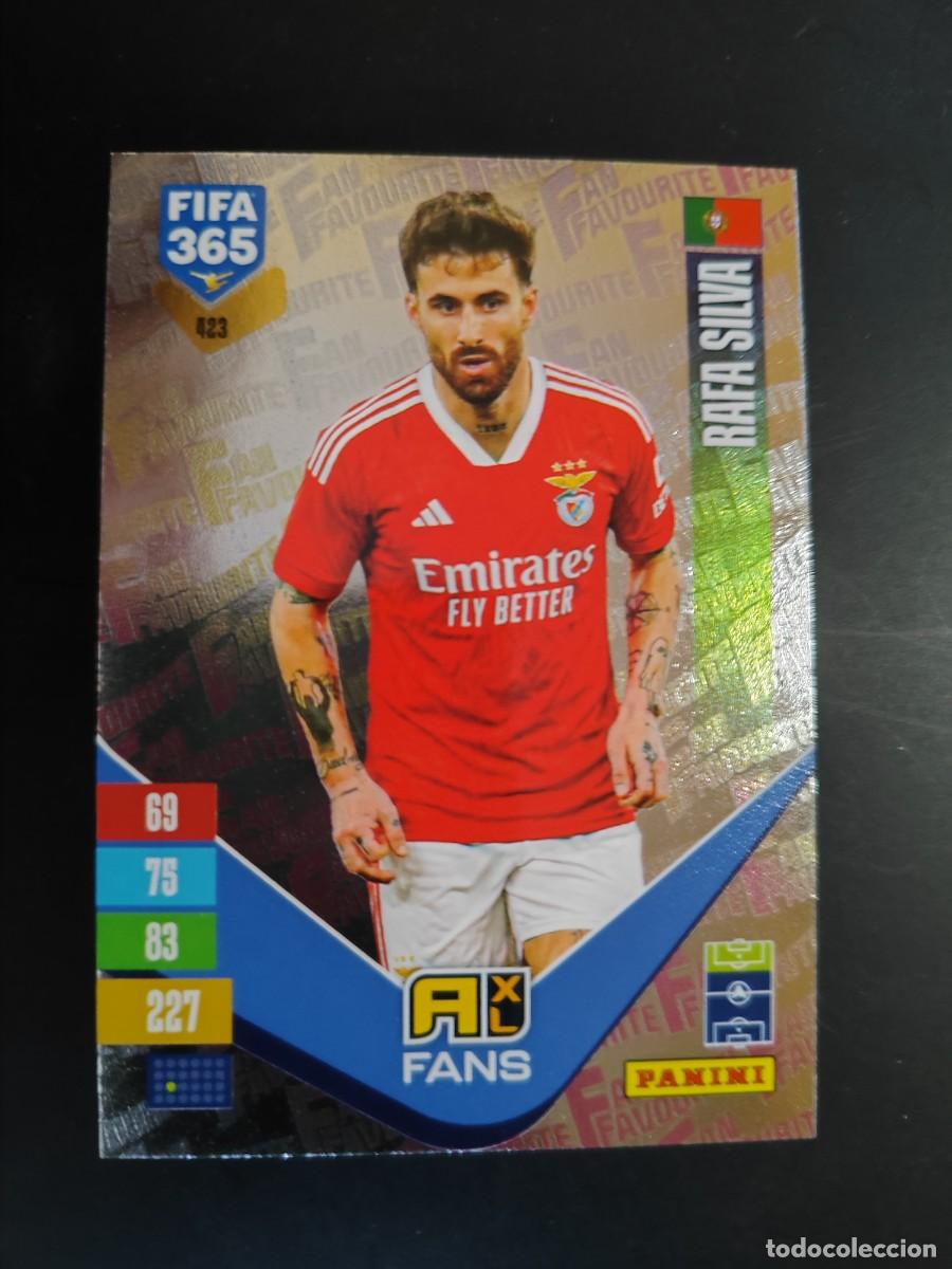 Cromos de f&uacute;tbol: ADRENALYN XL FIFA 365 2027 CARD FANS RAFA SILVA BENFICA # 423 PANINI