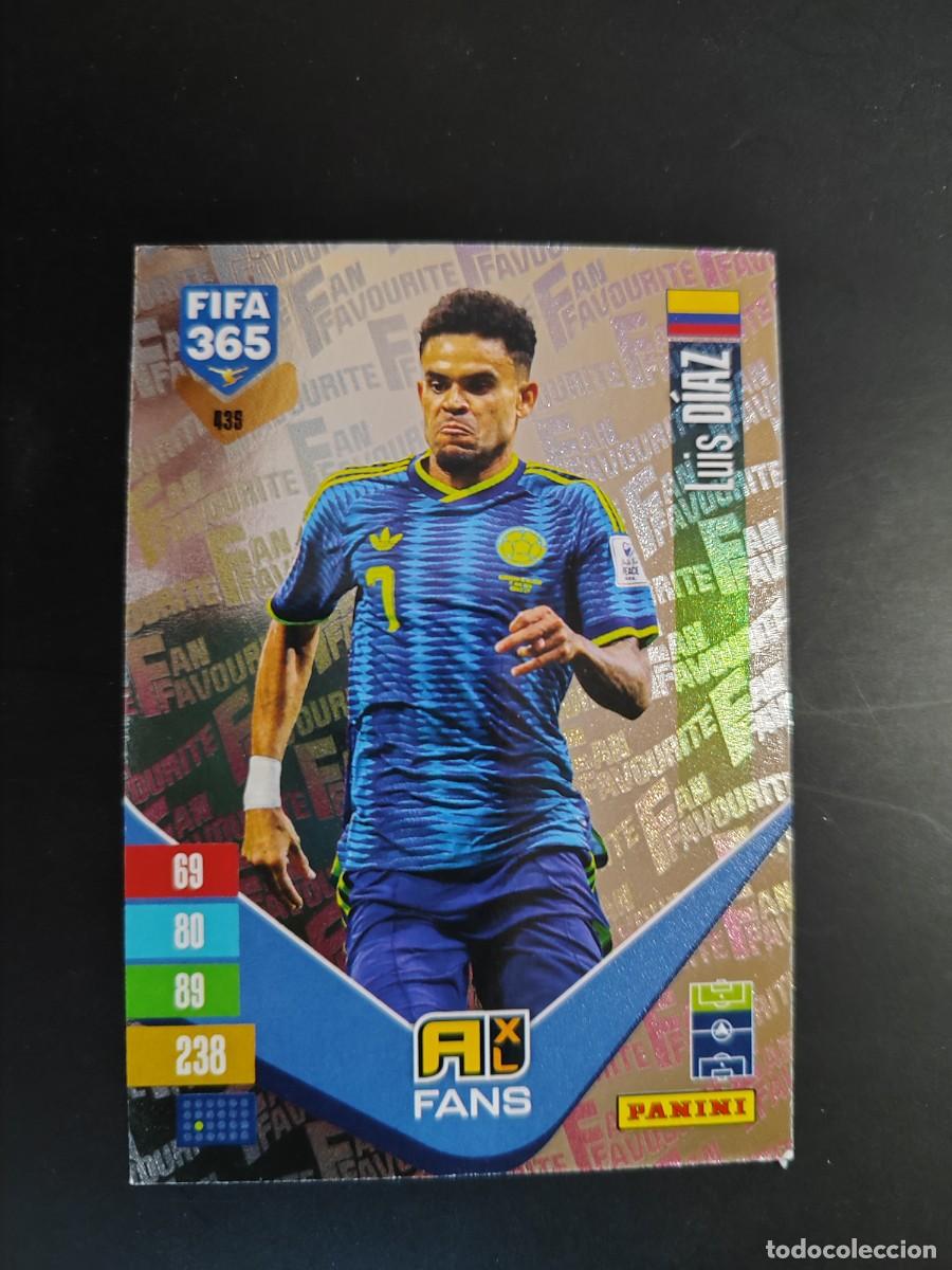 Cromos de f&uacute;tbol: ADRENALYN XL FIFA 365 2027 CARD FANS LUIS DIAZ BAYER MUNICH # 438 PANINI