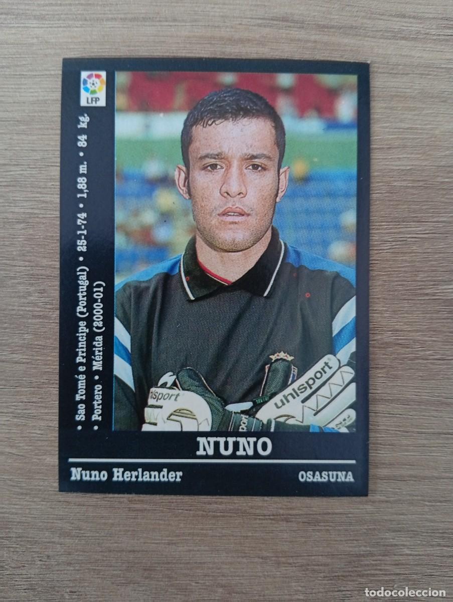 Cromos de f&uacute;tbol: NUNO COLOCA 308A OSASUNA PANINI LA LIGA 2000 2001 00 01 NUNCA PEGADO SIN PEGAR