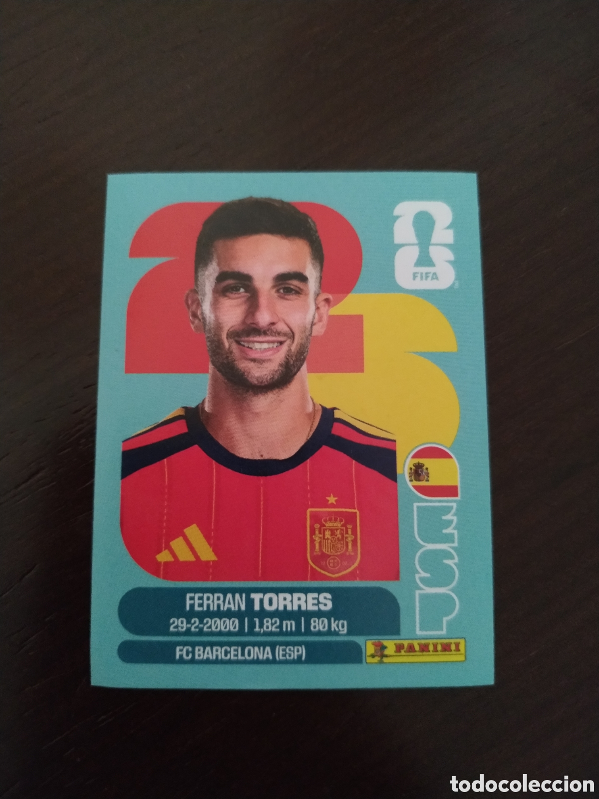 Cromos de f&uacute;tbol: ESP18 FERRAN TORRES ESP 18 ESPA&Ntilde;A PANINI FIFA MUNDIAL WORLD CUP 26 2026 STICKER