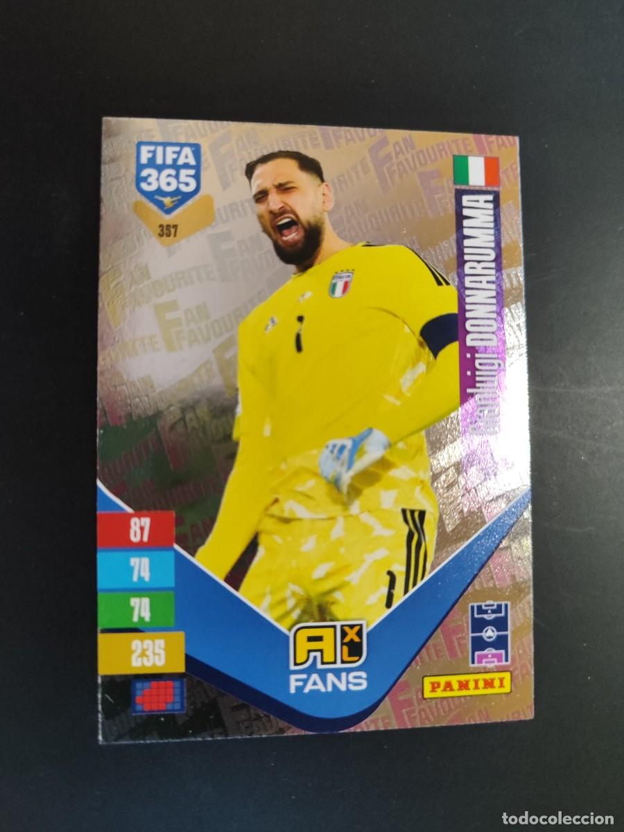 Cromos de f&uacute;tbol: ADRENALYN XL FIFA 365 2027 CARD FANS DONNARUMMA ITALIA # 357 PANINI