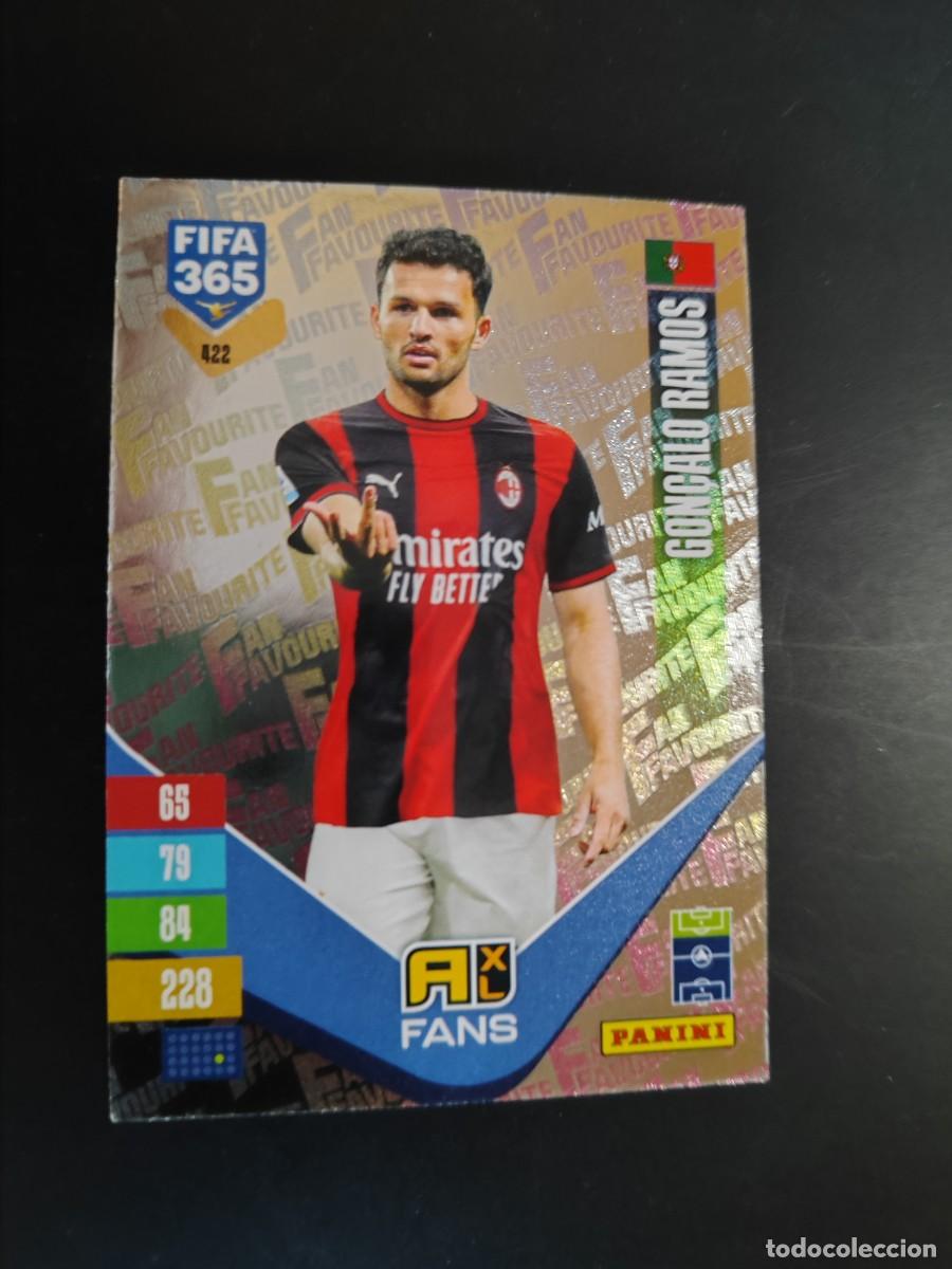 Cromos de f&uacute;tbol: ADRENALYN XL FIFA 365 2027 CARD FANS GON&Ccedil;ALO RAMOS AC MILAN # 422 PANINI