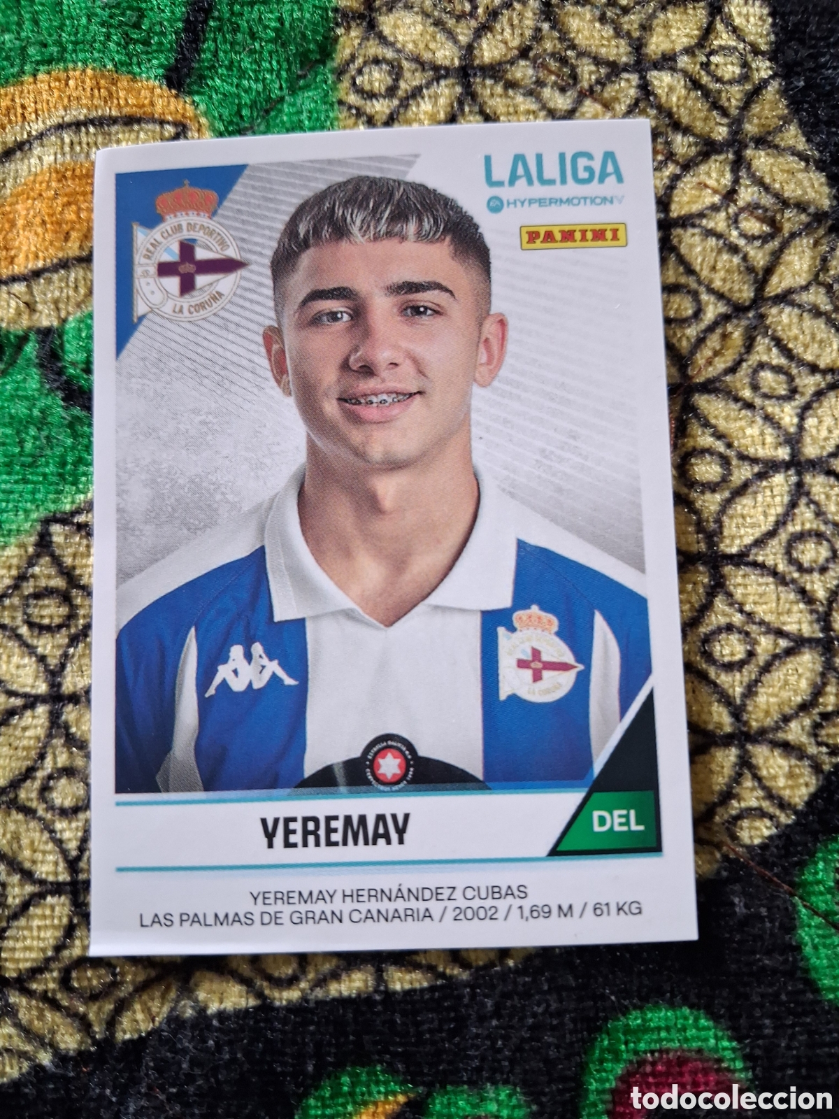 Cromos de f&uacute;tbol: CROMO FUTBOL NUMERO 149 YEREMAY ROOKIE DEPORTIVO DE LA CORU&Ntilde;A LA LIGA HYPERMOTION 2024 2025 PANINI !