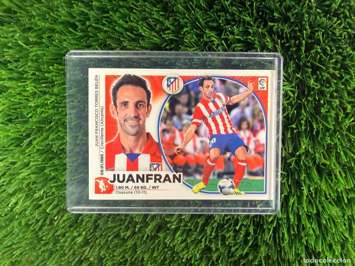 Cromos de f&uacute;tbol: N&ordm; 3 Juanfran Atl&eacute;tico de Madrid Liga Este 14 15