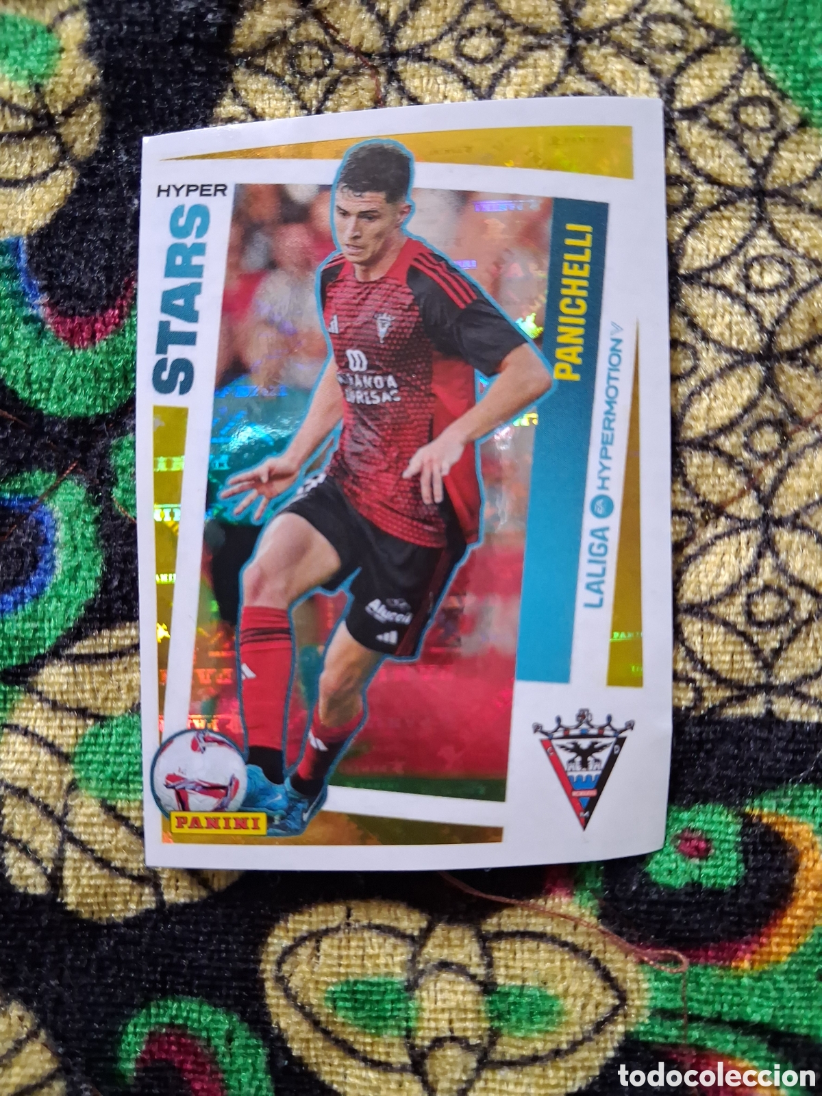 Cromos de f&uacute;tbol: Panichelli n&deg;457 HYPER STARS Laliga Hypermotion 24/25 Mirand&eacute;s