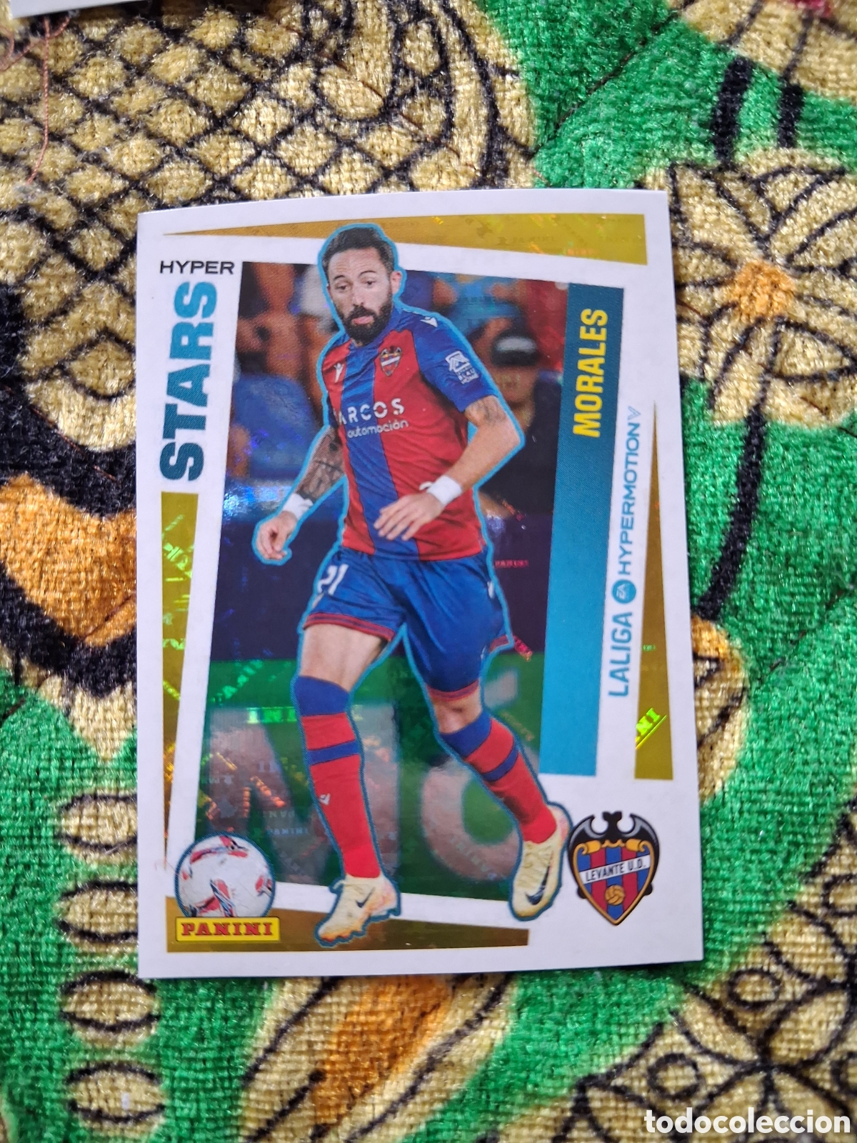 Cromos de f&uacute;tbol: 452 MORALES (LEVANTE) HYPER STARS PANINI LIGA HYPERMOTION 2024 2025 24 25