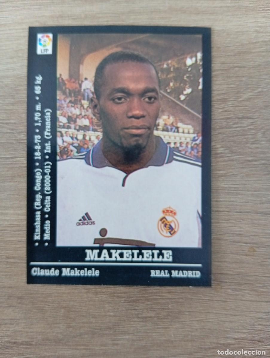 Cromos de f&uacute;tbol: MAKELELE COLOCA 77A REAL MADRID PANINI LA LIGA 2000 2001 00 01 NUNCA PEGADO SIN PEGAR