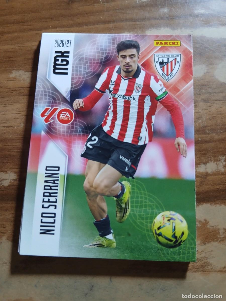 Cromos de f&uacute;tbol: CARD MEGACRACKS TEMPORADA 26/27: NICO SERRANO (ATH. BILBAO), N&deg; 49