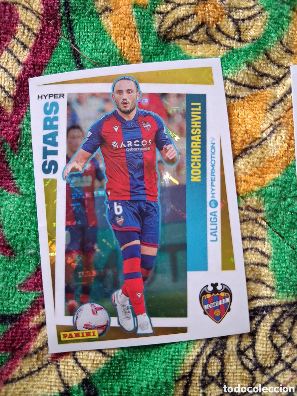 Cromos de f&uacute;tbol: Kochorashvili n&deg;439 HYPER STARS Laliga Hypermotion 24/25 Levante