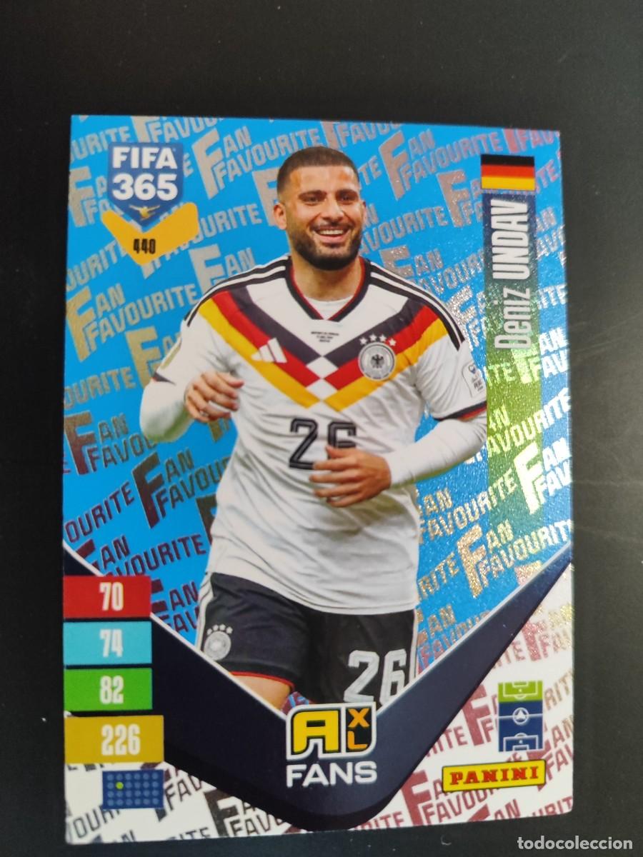 Cromos de f&uacute;tbol: ADRENALYN XL FIFA 365 2027 CARD FANS PARALELA AZUL UNDAV ALEMANIA # 440 PANINI