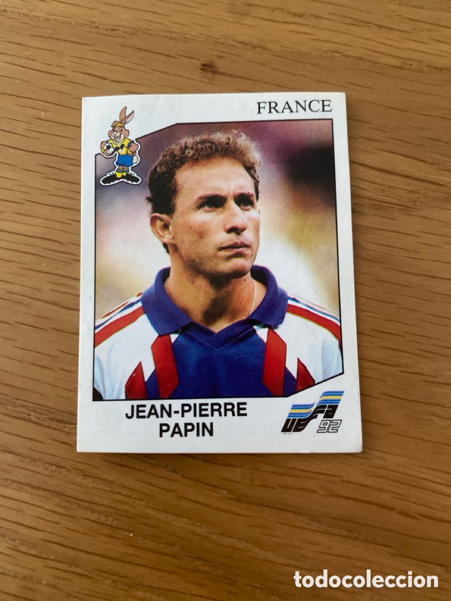 Cromos de f&uacute;tbol: Cromo panini Euro 92 Suecia n&uacute;mero 62 Papin - Eurocup Sweden 1992 stickers &aacute;lbum