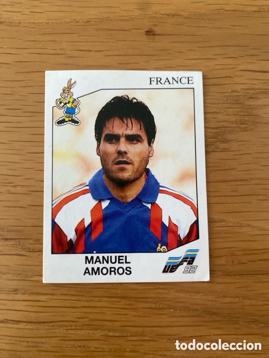 Cromos de f&uacute;tbol: Cromo panini Euro 92 Suecia n&uacute;mero 46 Amoros - Eurocup Sweden 1992 stickers &aacute;lbum
