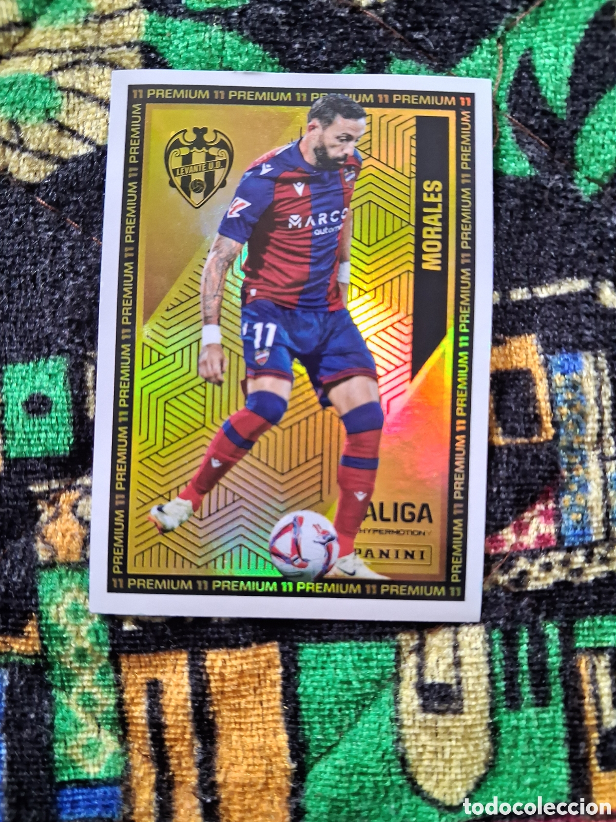 Cromos de Futebol: CROMO PANINI - LIGA HYPERMOTION 2024-25 (24 - 25) - PREMIUM - MORALES - LEVANTE