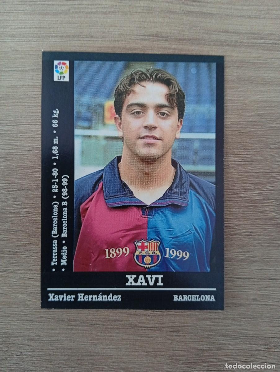 Fu&szlig;ball-Sticker: XAVI COLOCA 28A BARCELONA PANINI LA LIGA 2000 2001 00 01 NUNCA PEGADO SIN PEGAR