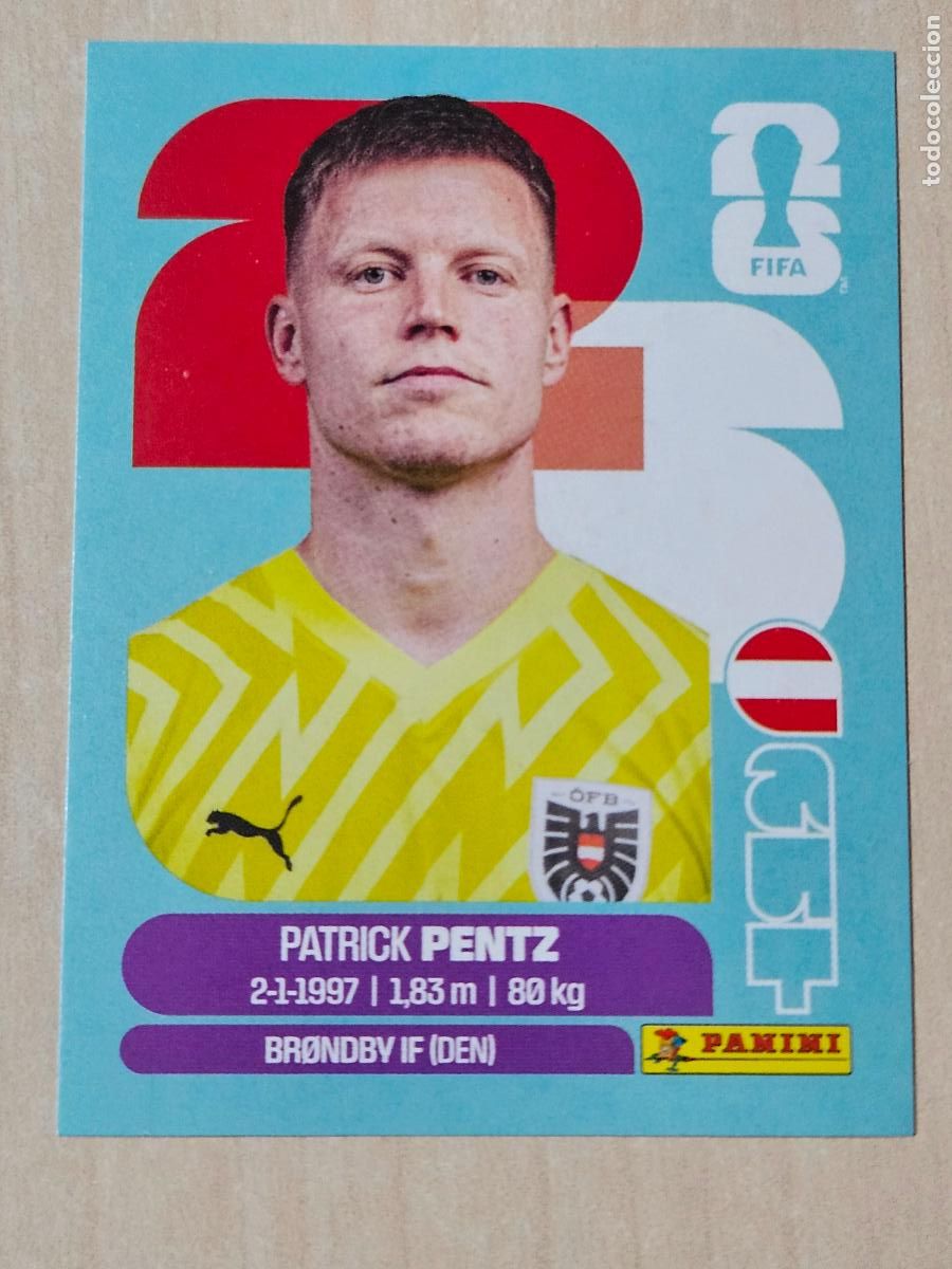 Cromos de f&uacute;tbol: CROMO AUT3 AUT 3 PATRICK PENTZ AUSTRIA - MUNDIAL FIFA WORLD CUP 2026 STICKER PANINI SIN PEGAR